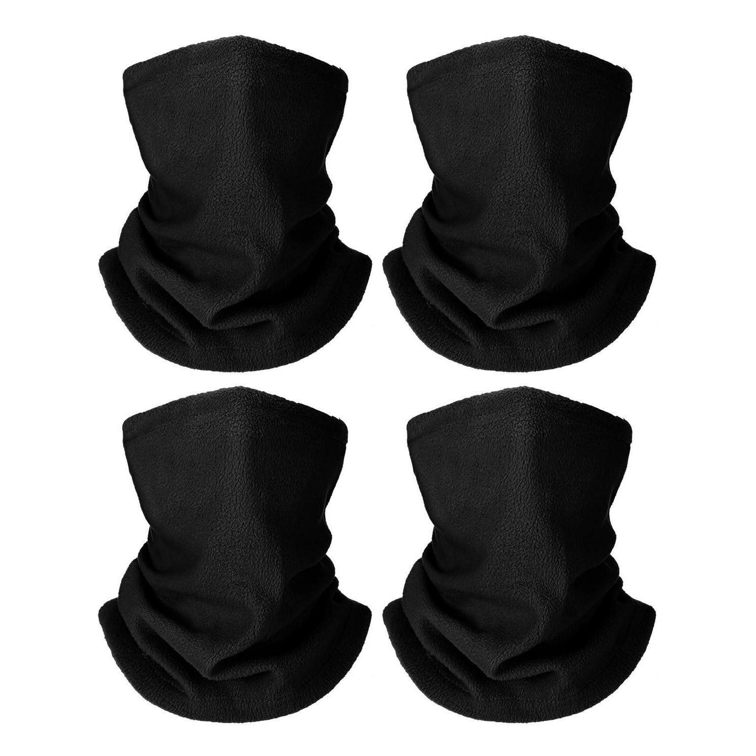 LuxusKollektion Fleeceschal Kinder Loop Schal Schwarz