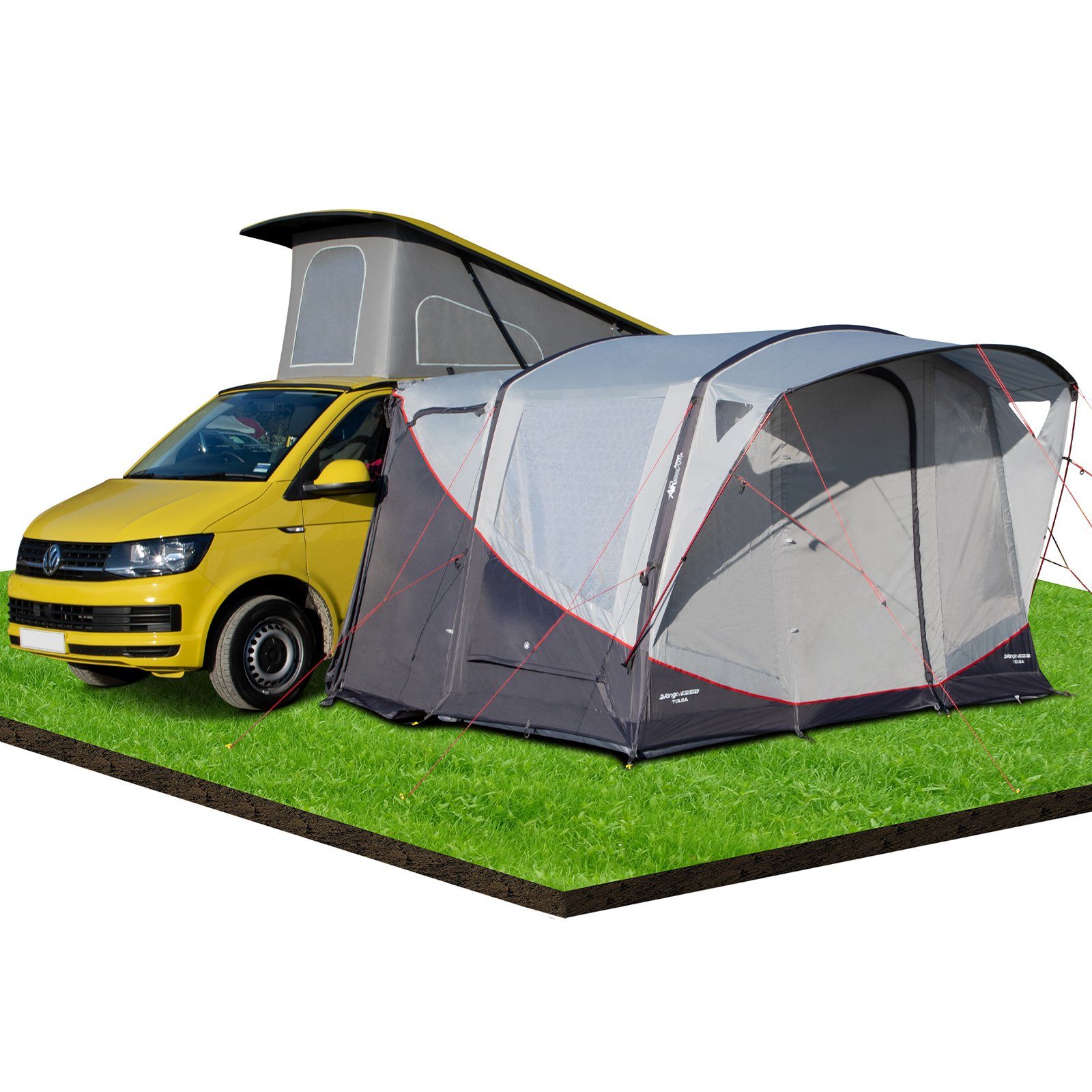 Vango aufblasbares Zelt »Bus Vorzelt Tolga Airbeam Camping«, Bus Luft Zelt  VW Van Keder Aufblasbar