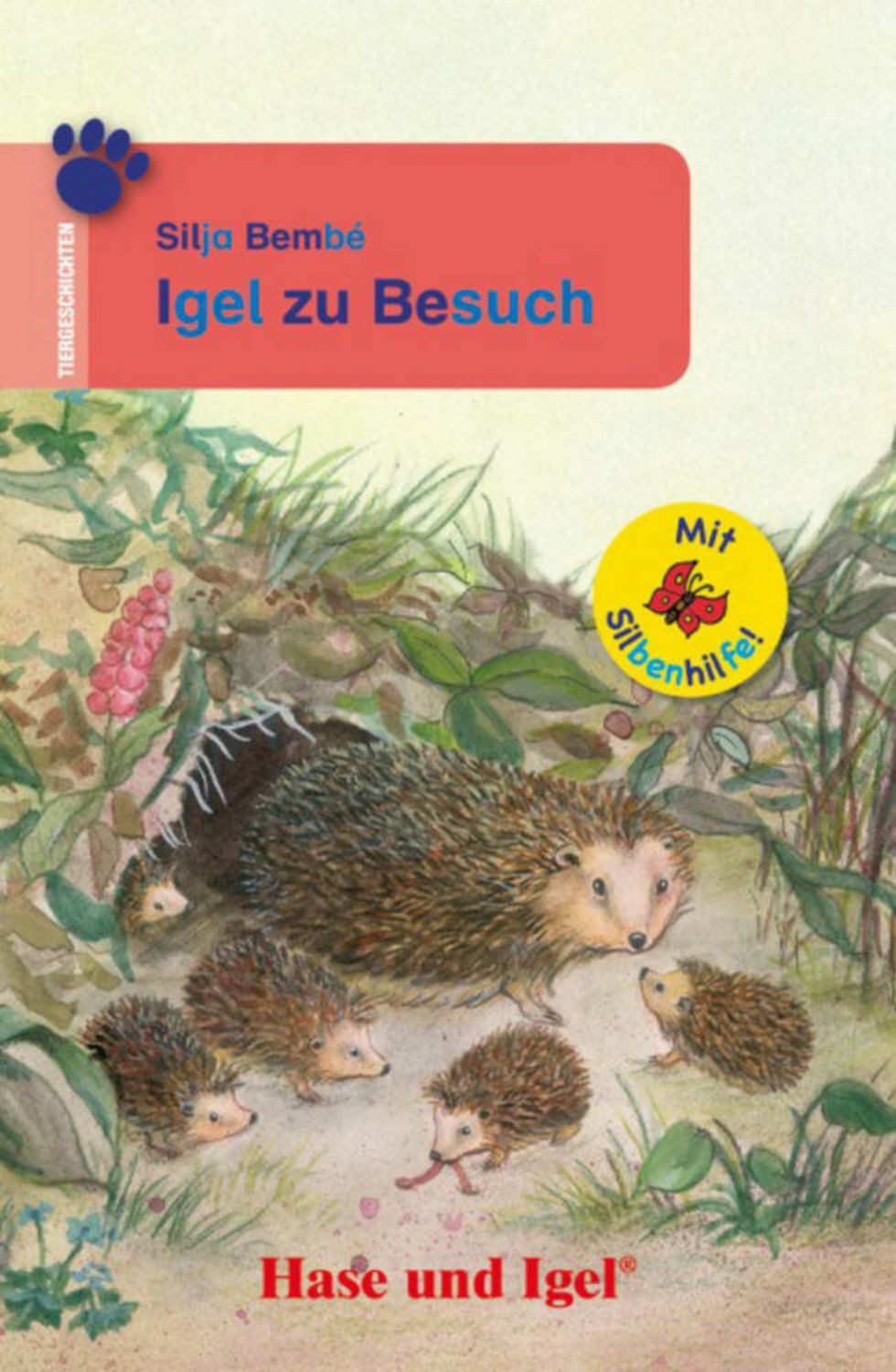 Igel zu Besuch / Silbenhilfe / Silja Bembe
