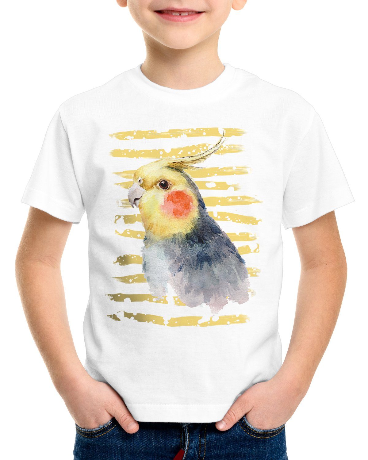 style3 T-Shirt Sommer Sittich vogel sommer urlaub vogel vögel