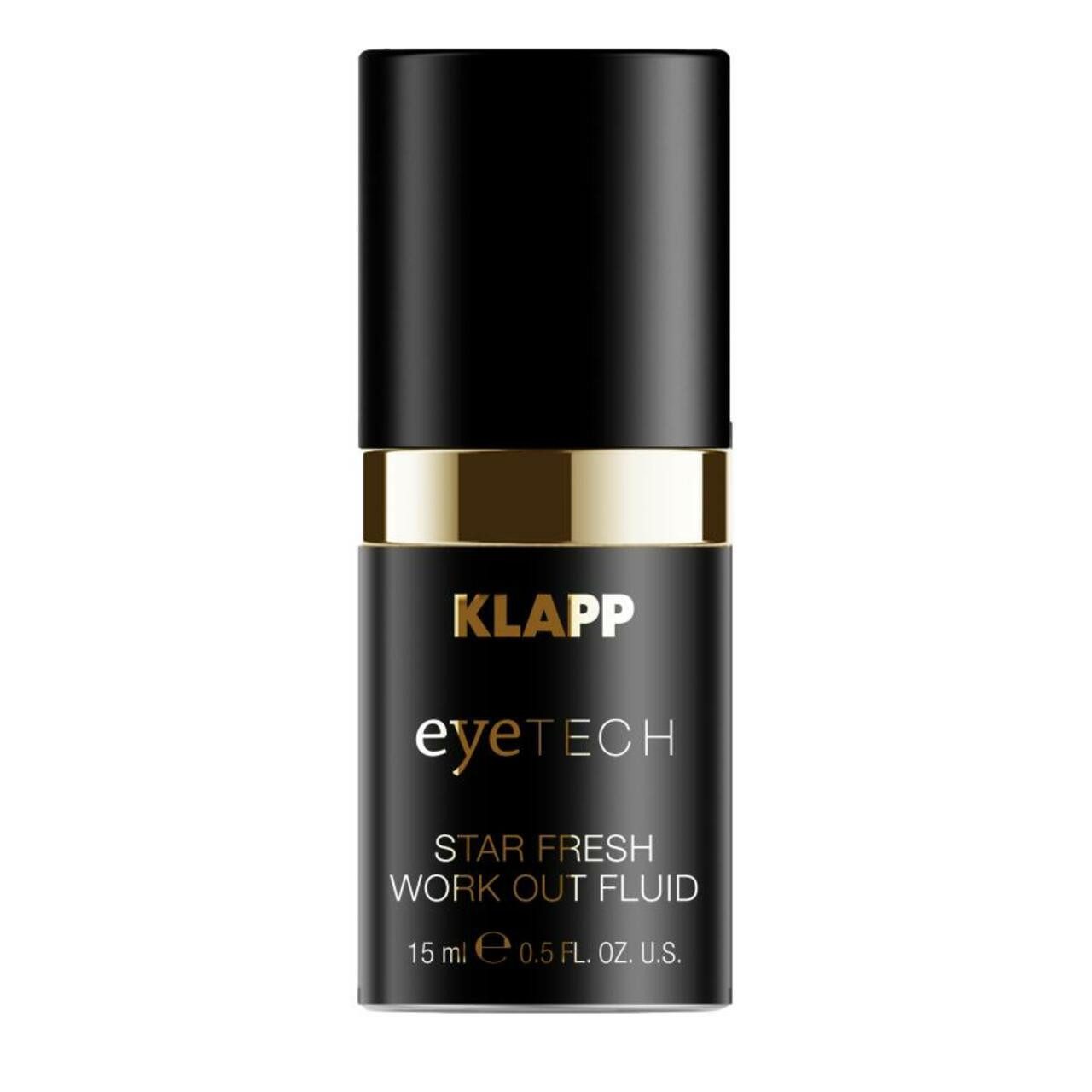 Klapp Cosmetics Augencreme Eyetech Star Fresh Work Out Fluid, Reduziert dunkle Schatten und Schwellungen an der