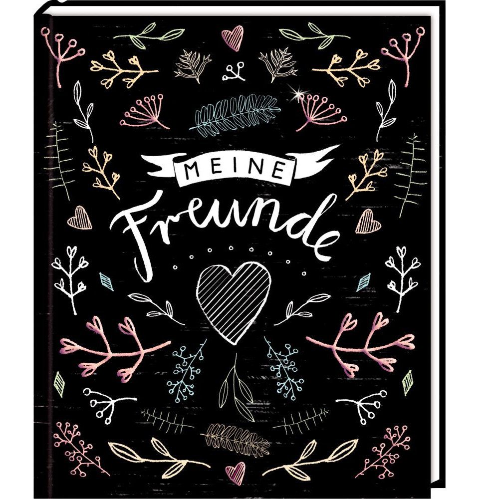 Poesiealbum Freundebuch - Handlettering - Meine Freunde