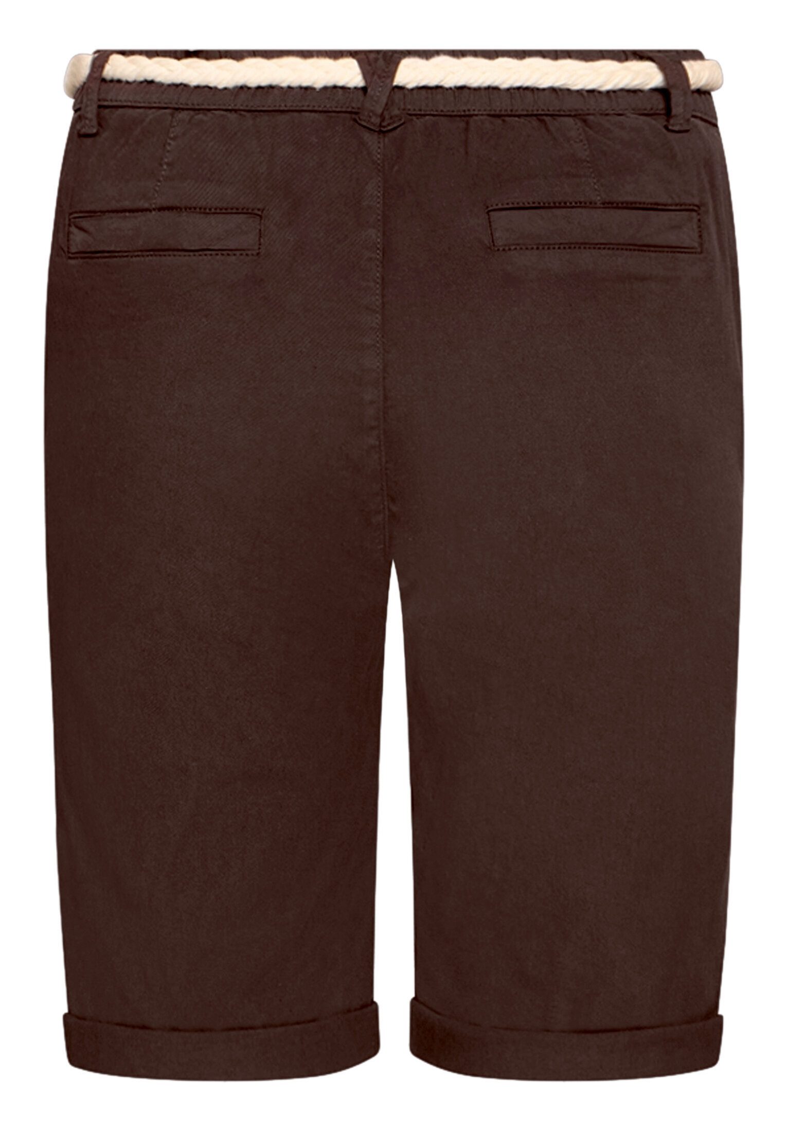 Cartoon Bermudas Damen mit Bindegürtel