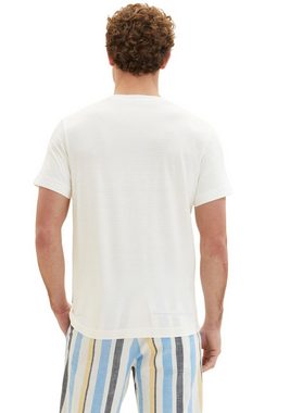 TOM TAILOR T-Shirt Meliert Optik