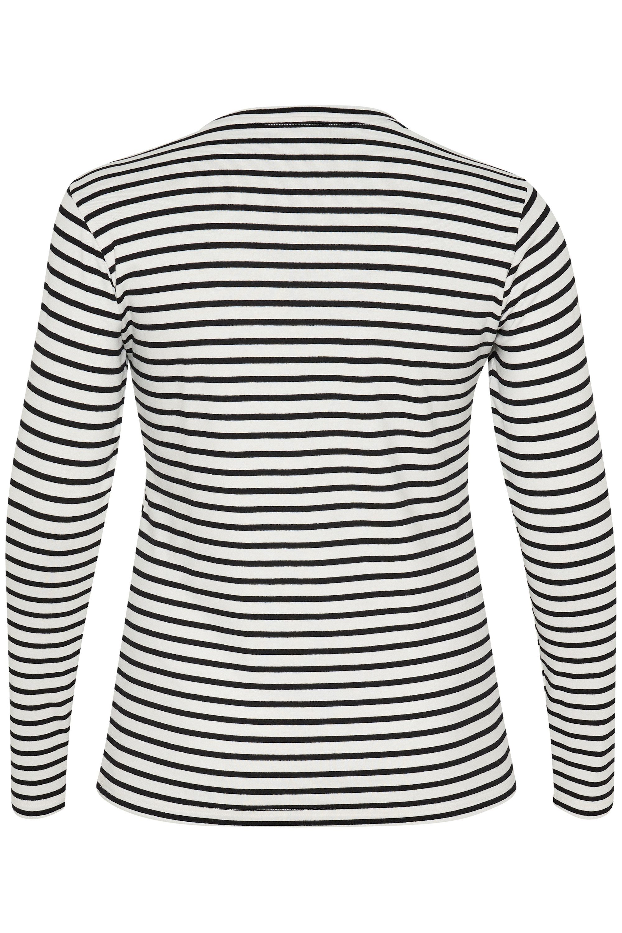 KAFFE Curve Langarmbluse Langarm-Shirt KClia Große günstig online kaufen