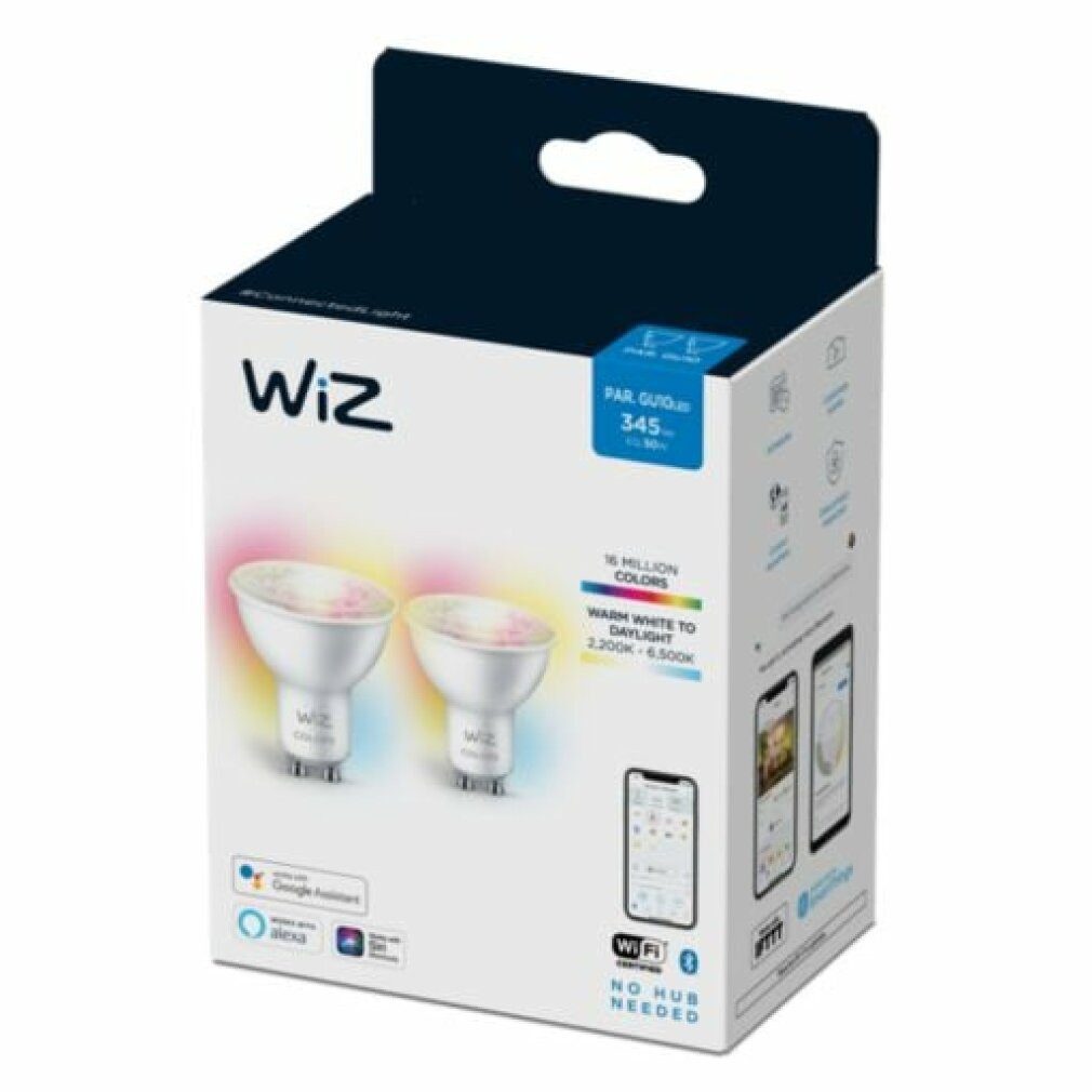 WiZ LED-Leuchtmittel - GU10 Color & Tunable Whites - WiFi - 2er-Pack