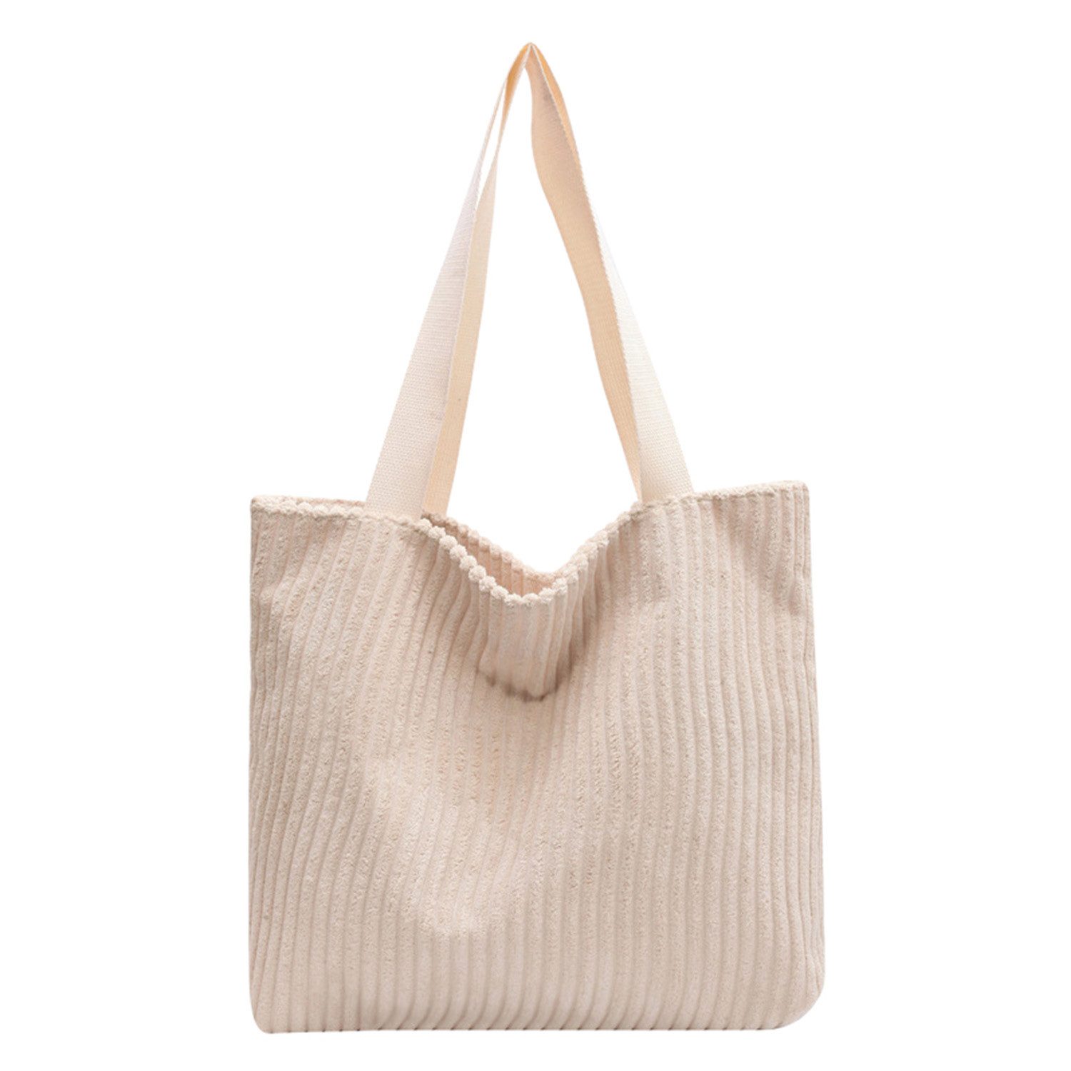 Refttenw Umhängetasche Cord Tasche,Shopper Tasche,Damen Tote Bag mit Reißve günstig online kaufen