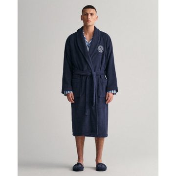 Gant Bademantel Gant Home Bademantel Crest Robe Marine (S)