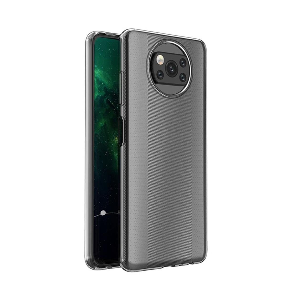 CoverKingz Handyhülle Xiaomi Poco X3 Handy Hülle Silikon Cover Case Etui Tasche Bumper
