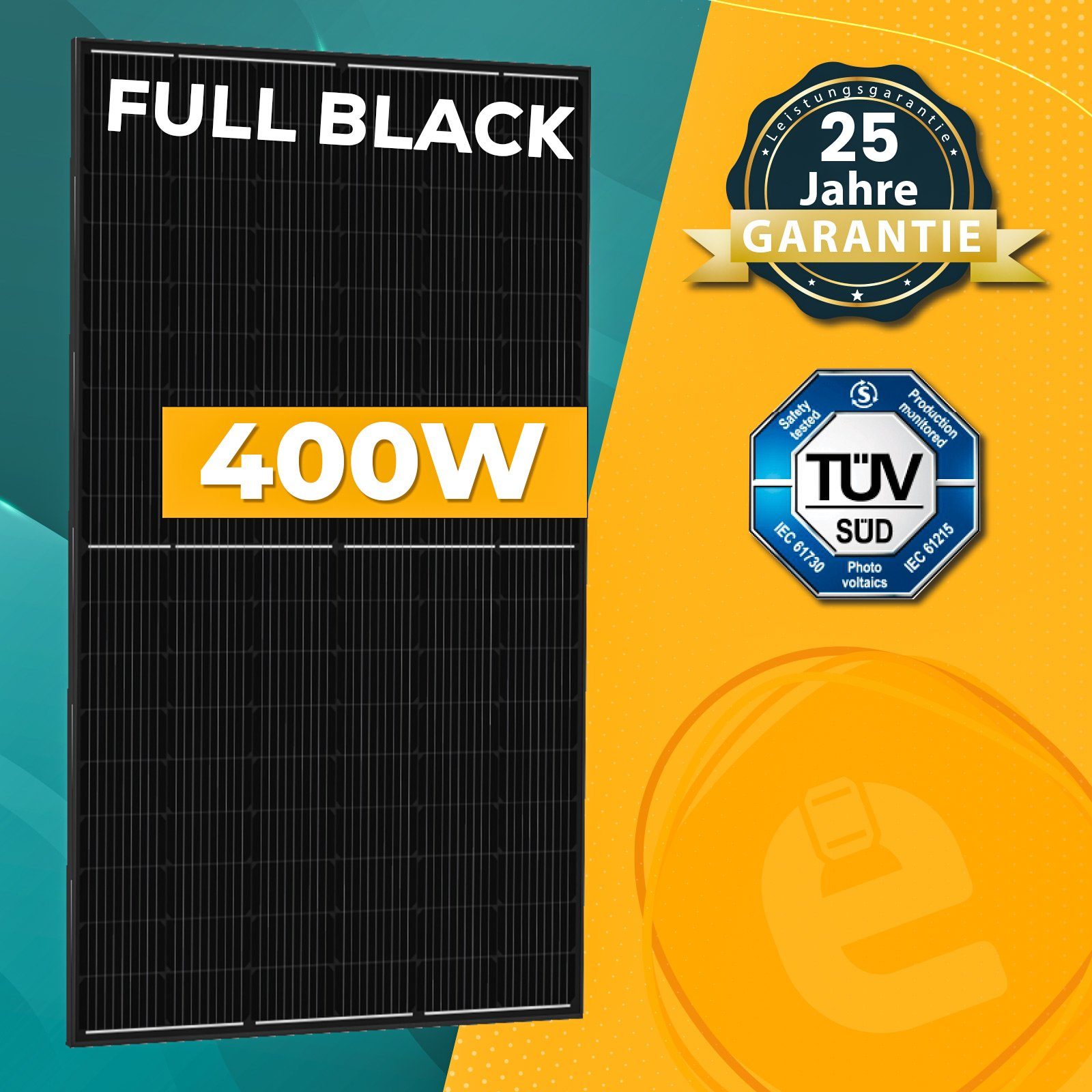 enprovesolar Solaranlage 36x400W Full Black Solarmodule Solaranlage HIEFF Photovoltik Solarpane
