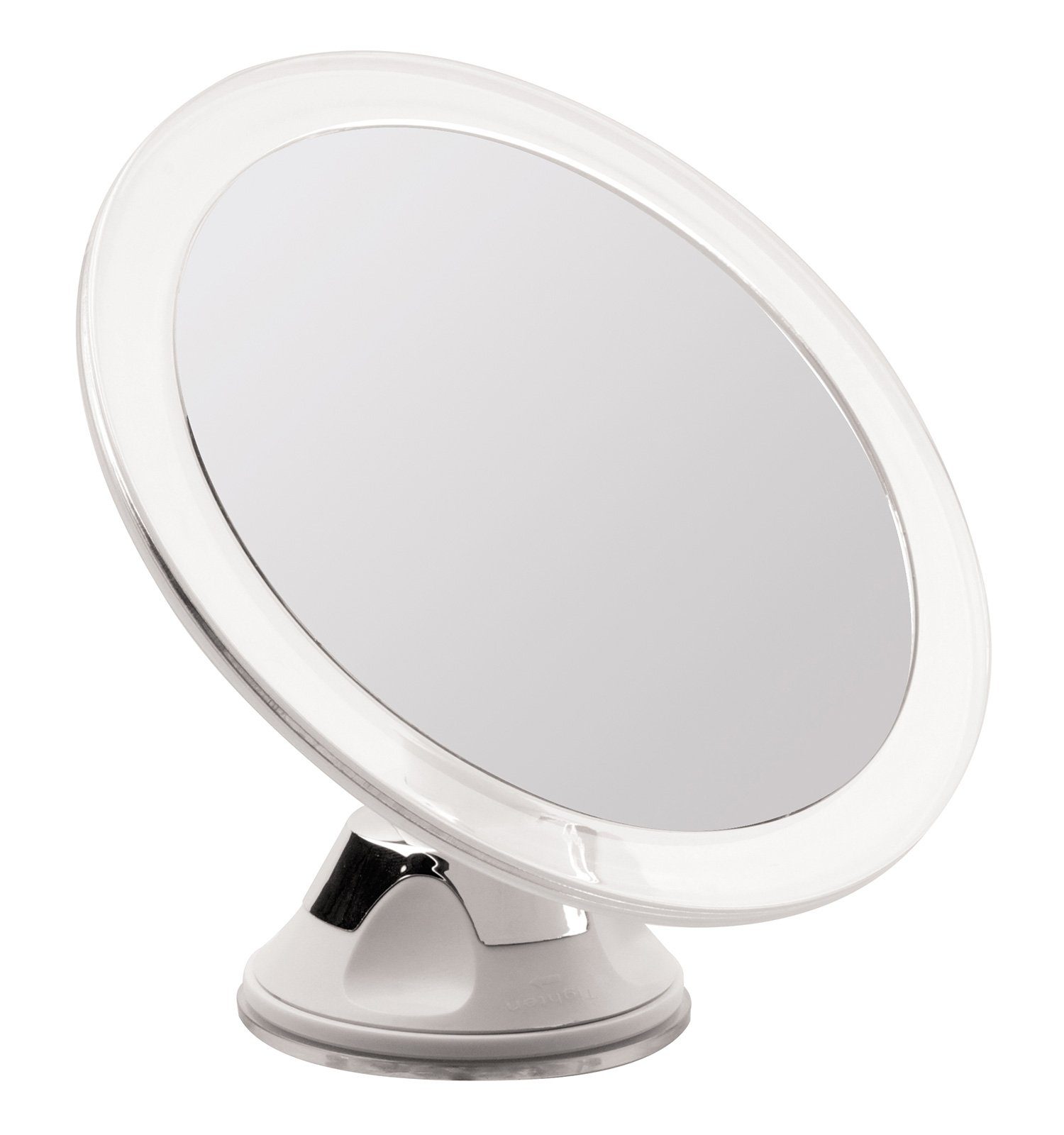 Koskaderm Spiegel Kosmetex Spiegel, mit 5-fach Vergrößerung, Ø 12 cm, Kunststoff, Wandhalterung - Saugnapf