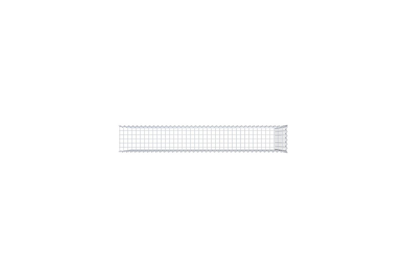 Thumbnail - Gabiona Gabionenzaun Anbaugabione Typ 4 200 cm x 100 cm x 30 cm (L x H x T), Maschenweite, (Anbaugabione Typ 4 200 cm x ...