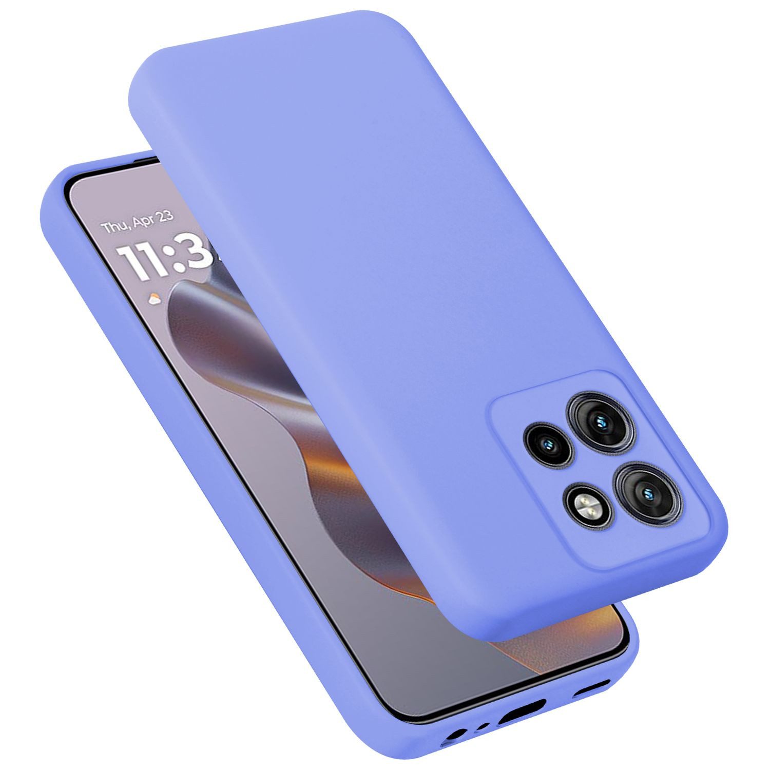 Cadorabo Handyhülle für Motorola Moto Edge 50 Neo Hülle Motorola Moto Edge 50 Neo, Flexible Hülle TPU Silikon Schutzhülle Back Cover Case