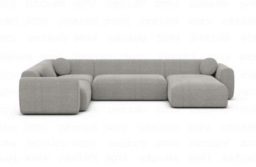 Sofa Dreams Wohnlandschaft Stoff Sofa Wohnlandschaft Cortegada U Form Polster Couch, Loungesofa