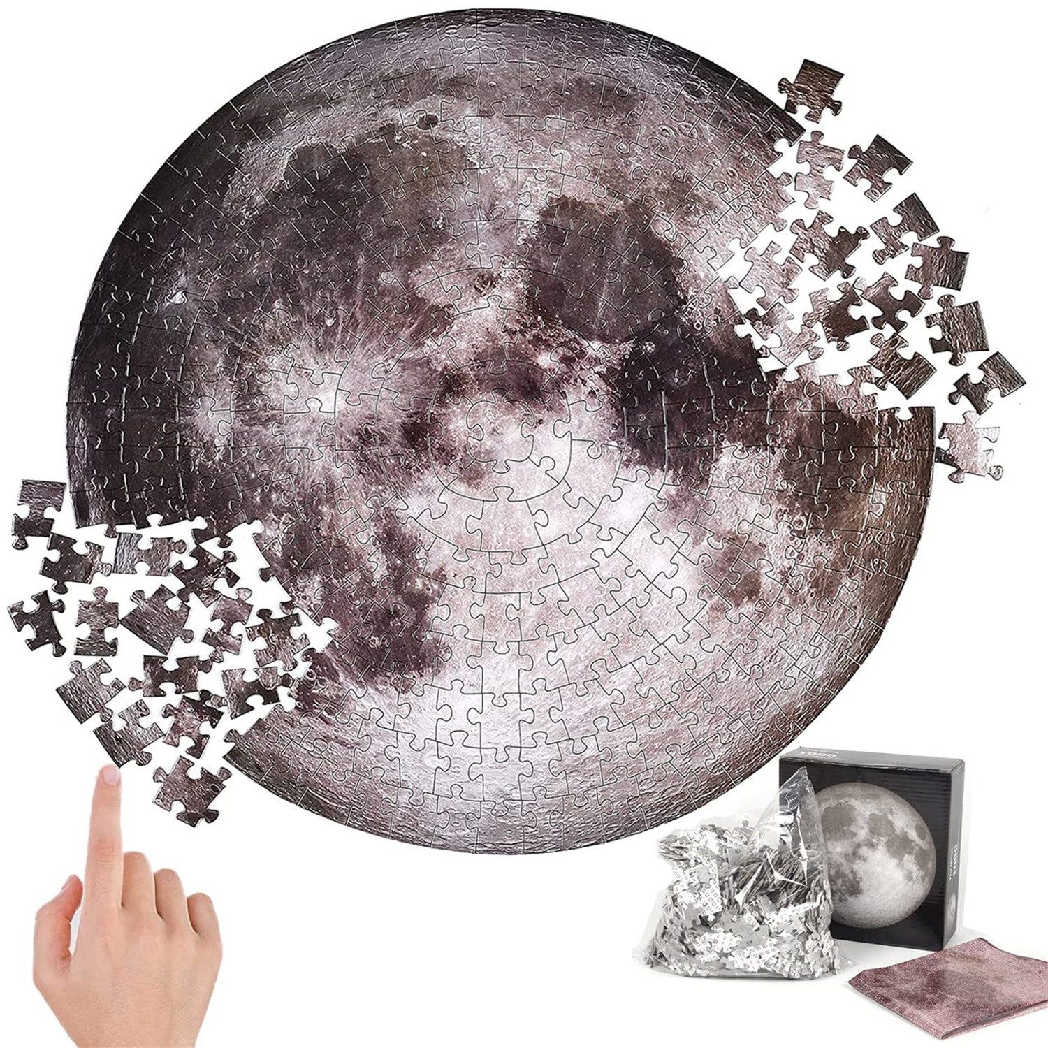 ZEUOPQ Puzzle Mond-Puzzle Kreis-Puzzle 1000-teiliges Rundpuzzle günstig online kaufen