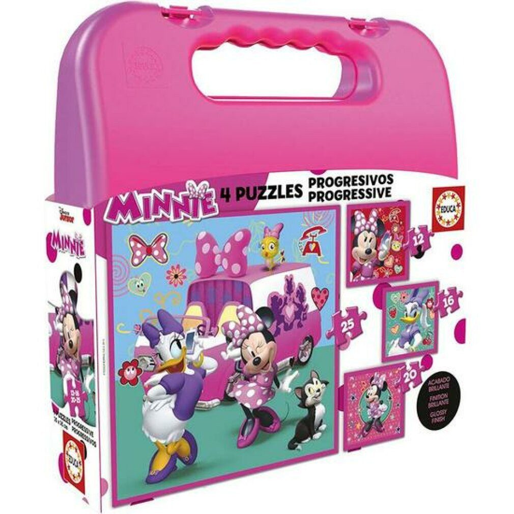 Educa Puzzle Puzzle Minnie (12-16-20-25 pcs), Puzzleteile