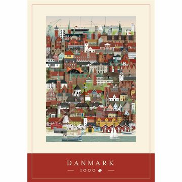 Martin Schwartz Puzzle Dänemark / Danmark 50 x 70, 1000 Puzzleteile