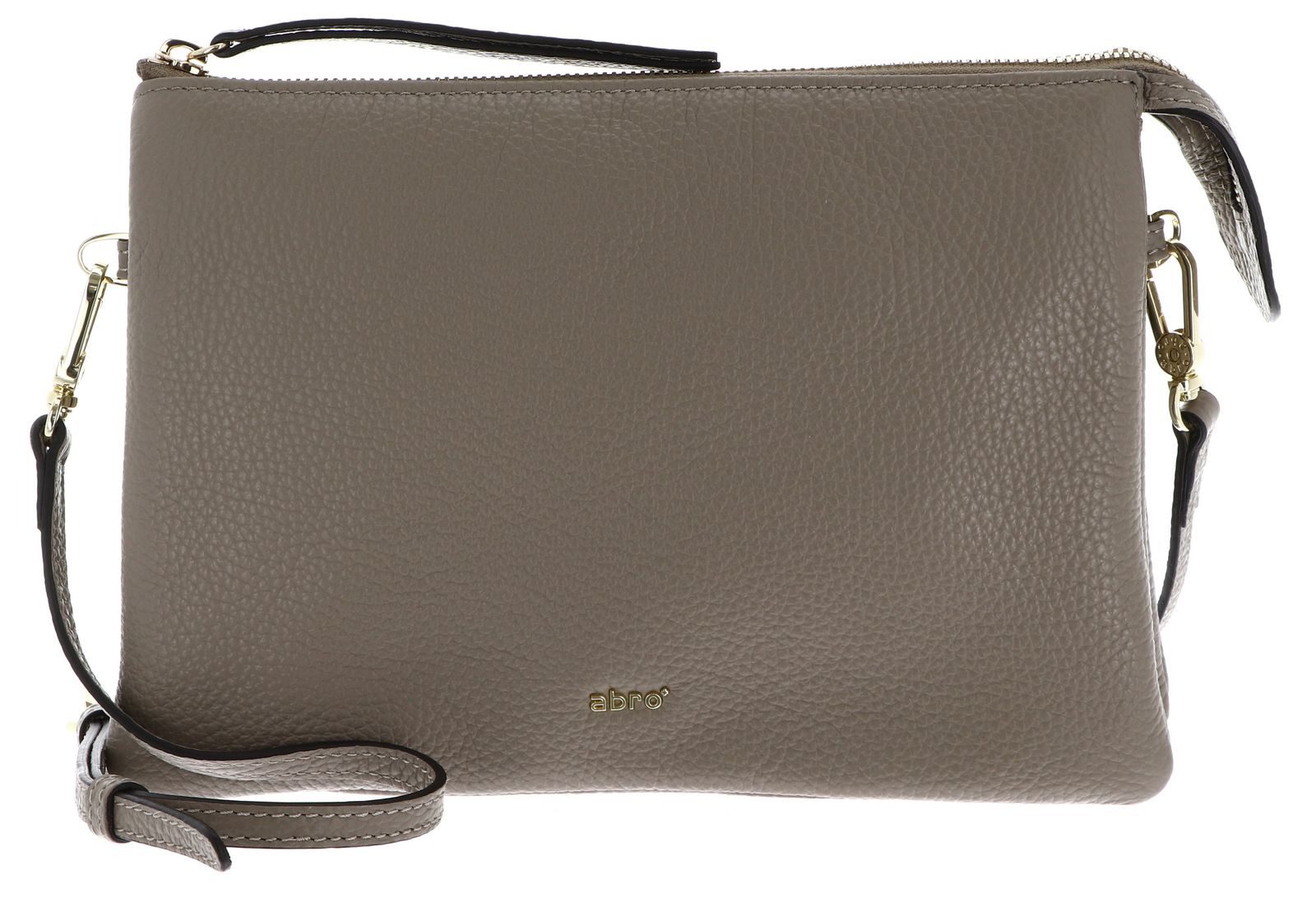 Abro Umhängetasche Crossbody Bag Threefold, aus echtem Leder