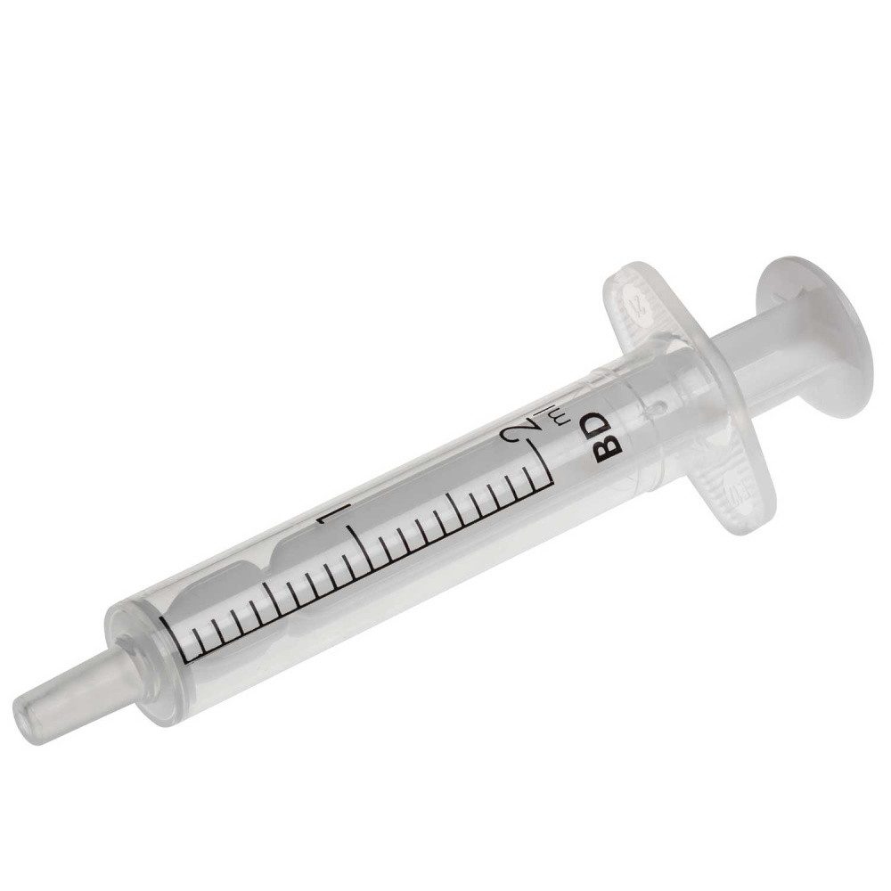 Becton Dickinson Absaugspritze BD Discardit™ II 2-teilige Spritze mit Luer Ansatz - 2 ml 100 Stück