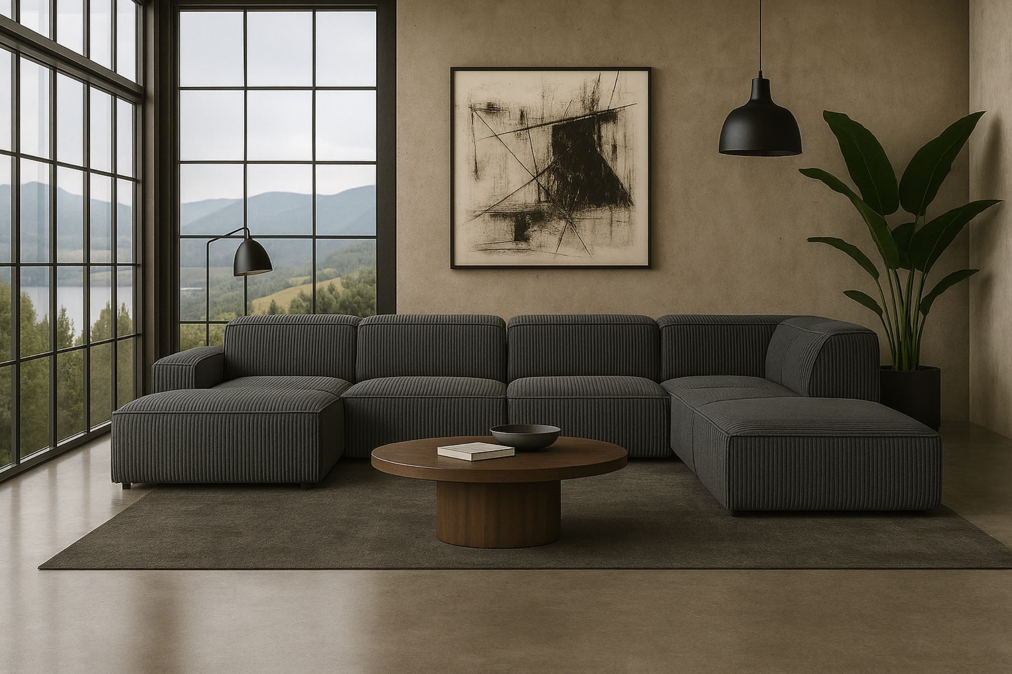 Kaiser Möbel Ecksofa Ecksofa Cursal V – großes modulares Design für Stil und Komfort, Einzelsofa