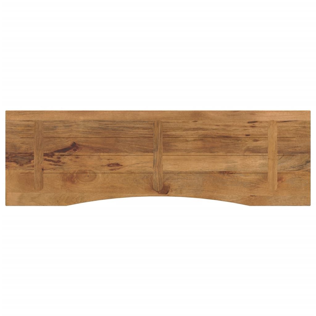 vidaXL Tischplatte Schreibtischplatte mit Aussparung 160x50x2,5cm Massivholz – Bild 5 von 5