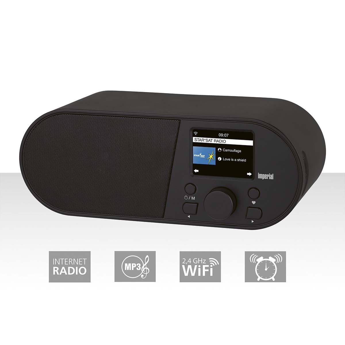 IMPERIAL 22-315-00 Radio (Internet Radio, 5 W, WLAN-Internetradio, USB-Wiedergabe, Weckfunktion, Sleep-Timer)