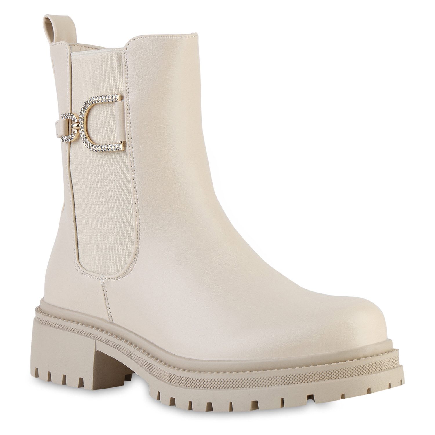 VAN HILL 841805 Stiefelette Damen Leicht Gefütterte Klassische Stiefeletten günstig online kaufen