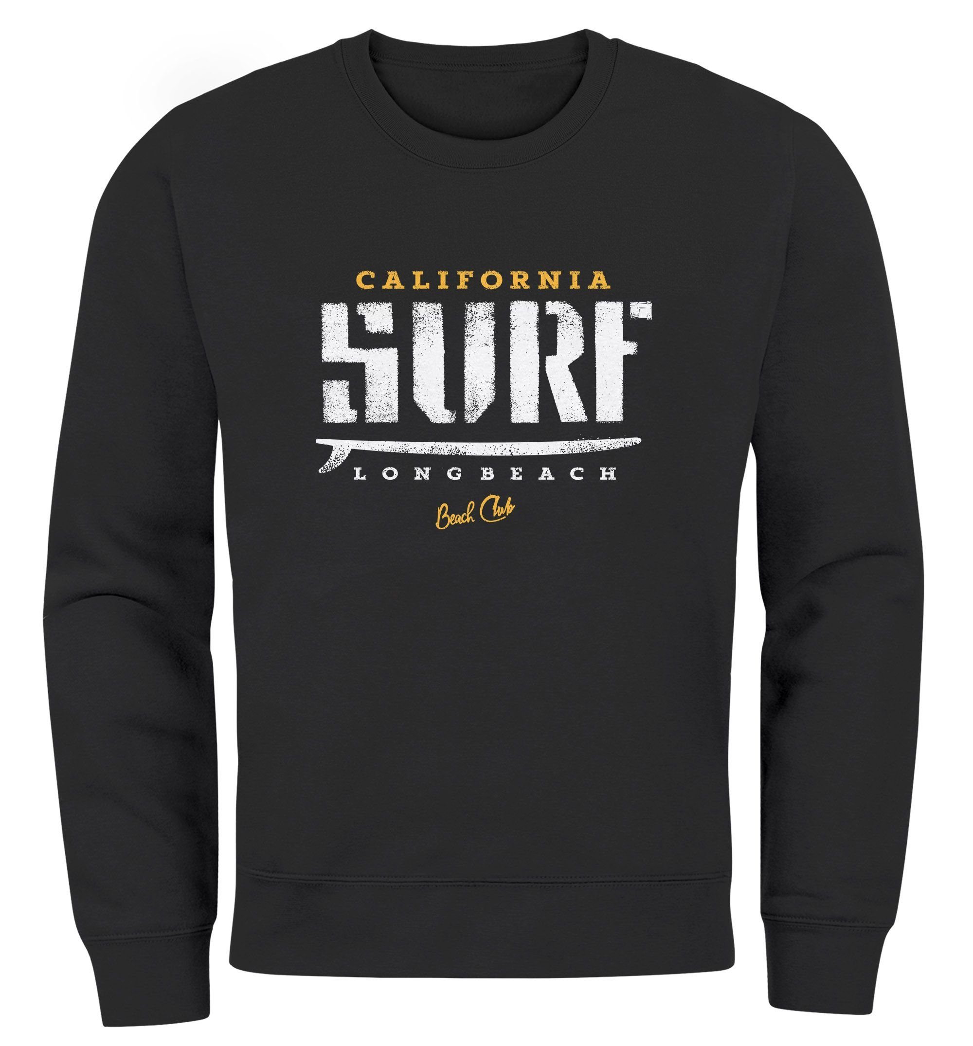 Sweatshirt Cooles Sweatshirt Herren Surf Vintage Druck Rundhals-Pullover
