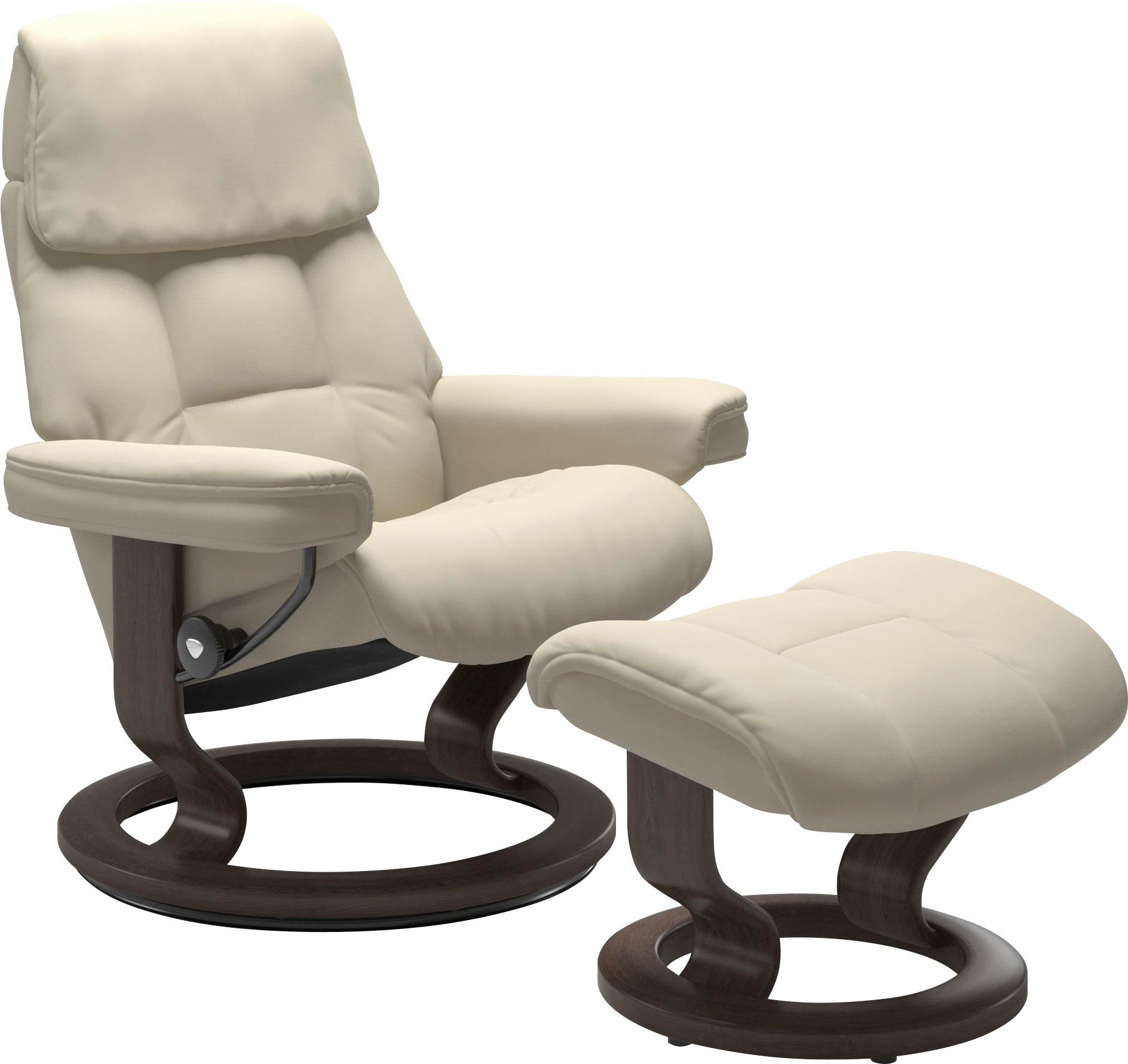 Stressless® Relaxsessel Ruby (Set), mit Classic Base, Größe S, Gestell Eiche,  Wenge, Braun & Schwarz