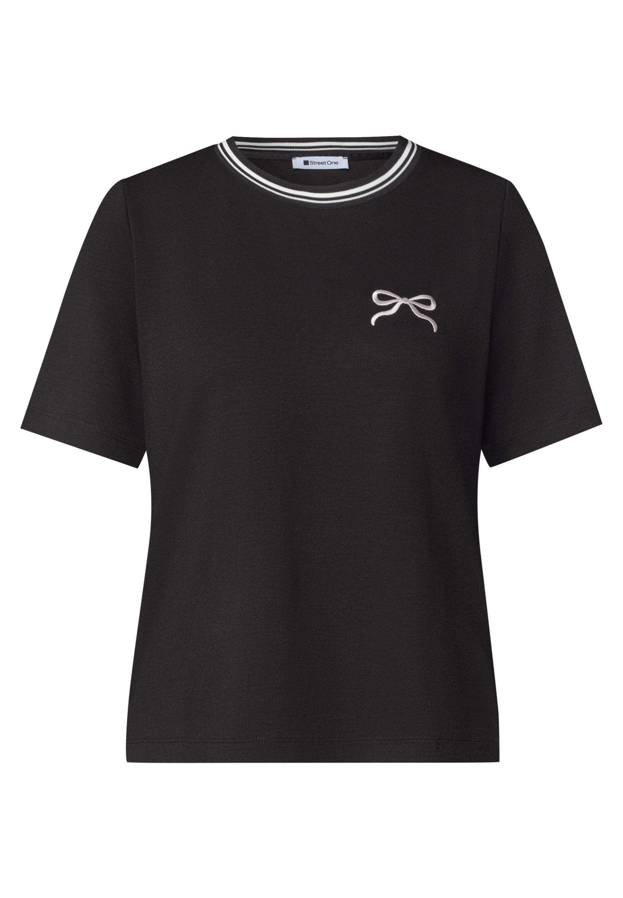 STREET ONE T-Shirt mit Rundhalsausschnitt – Bild 4 von 5