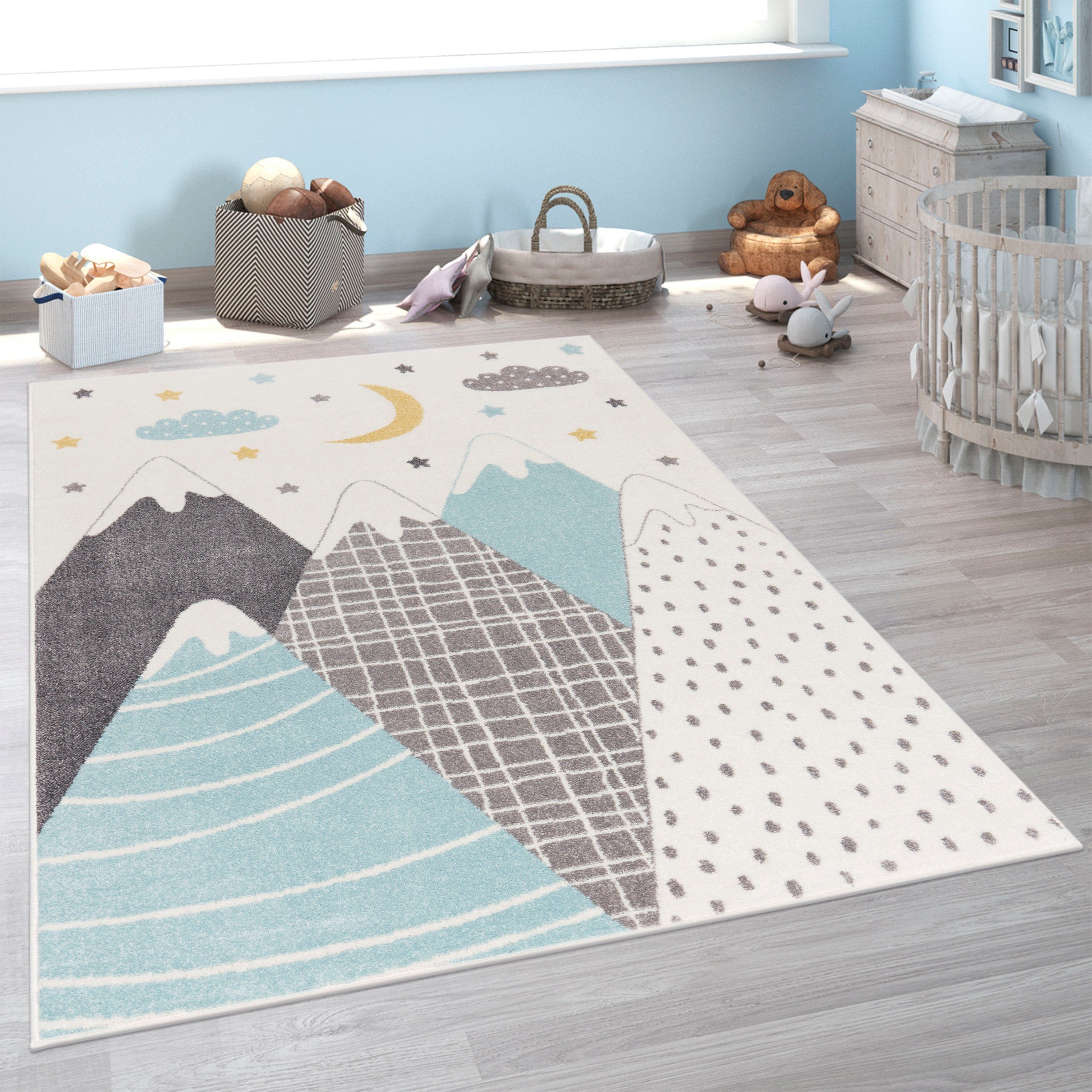 Paco Home Kinderteppich "Nino 886" rechteckig 13 mm Höhe Kurzflor, Spieltep günstig online kaufen