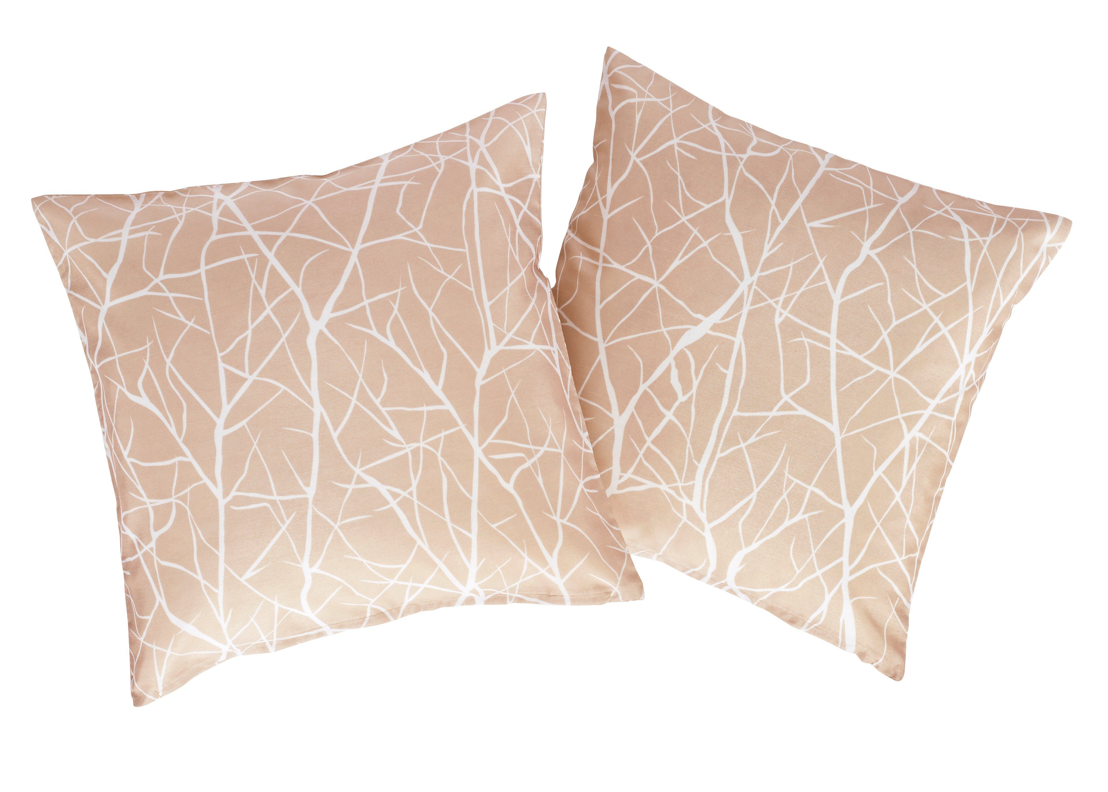 my home Dekokissen Camposa, Kissenhüllen ohne Füllung, 2 Stück 40x40 cm günstig online kaufen