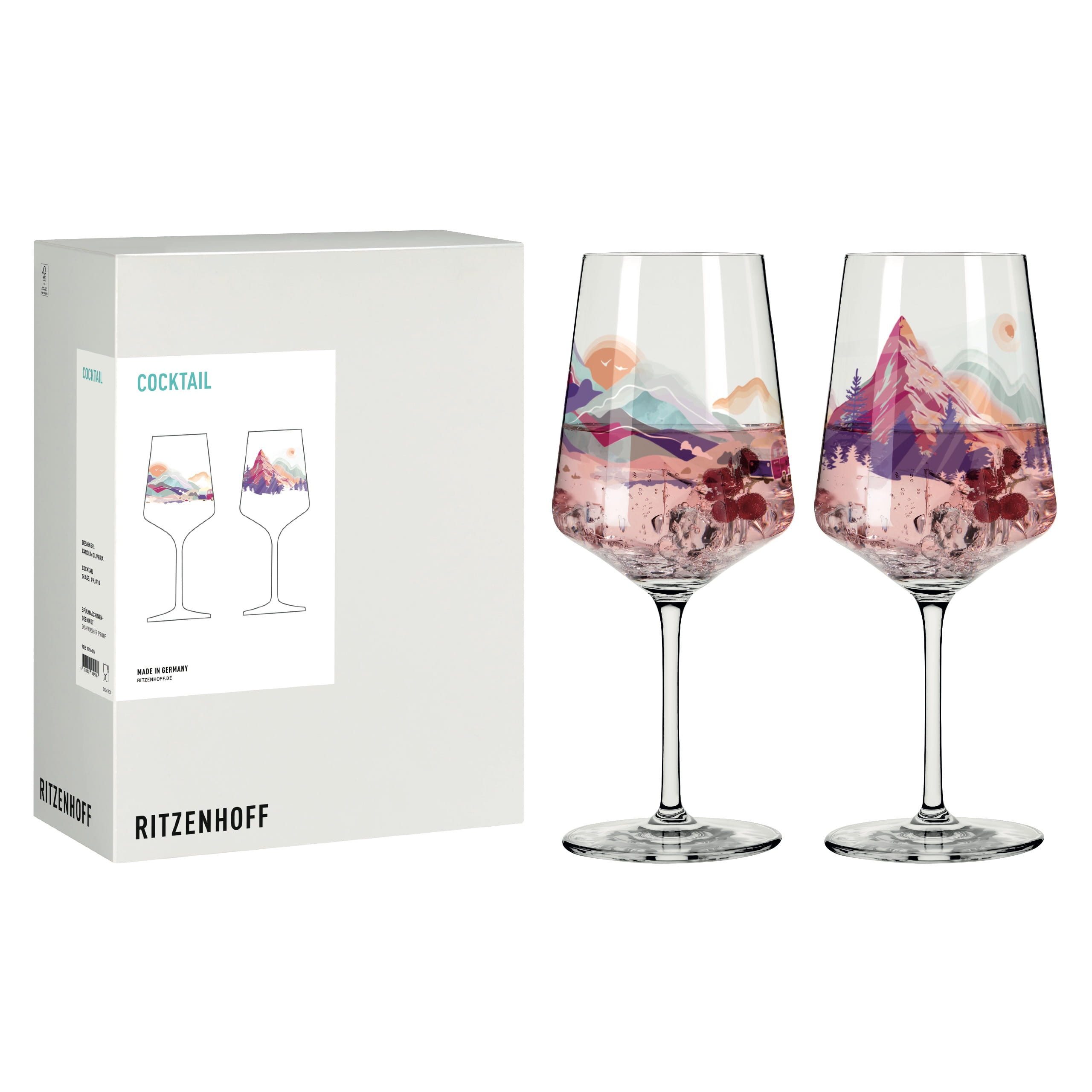 Ritzenhoff Longdrinkglas Entdecker, Kristallglas