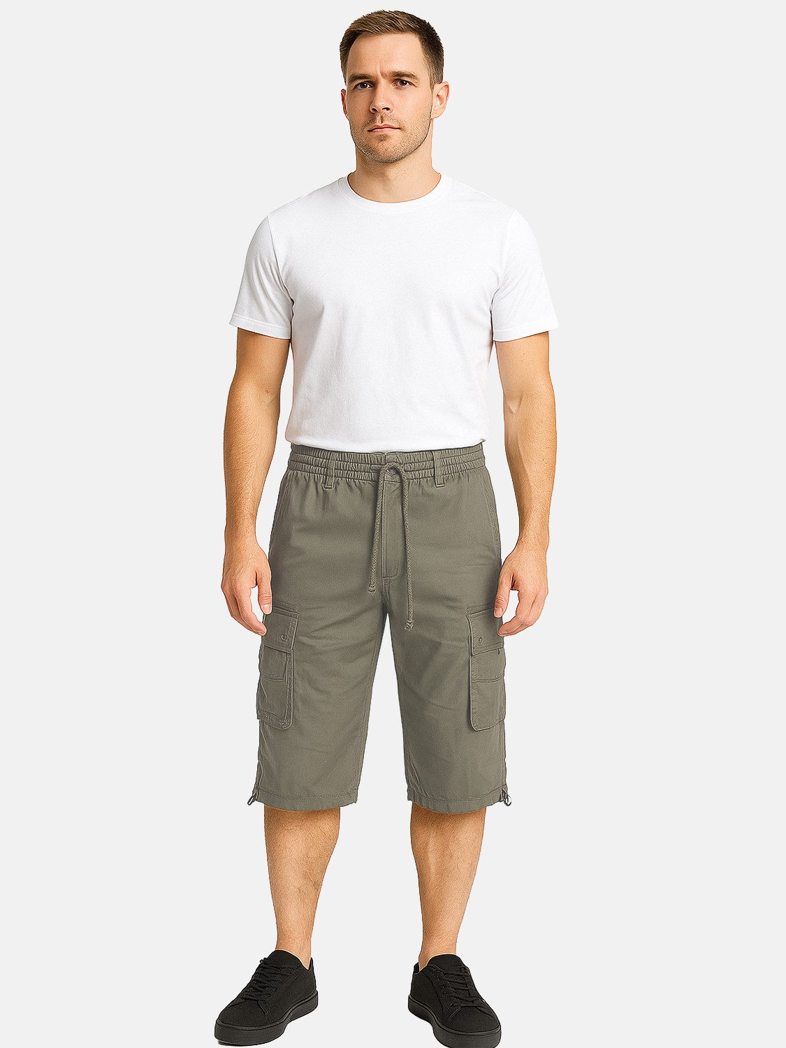 YSROMA Cargoshorts Multifunktionale Taschen, Kordelzug, Elastikbund günstig online kaufen