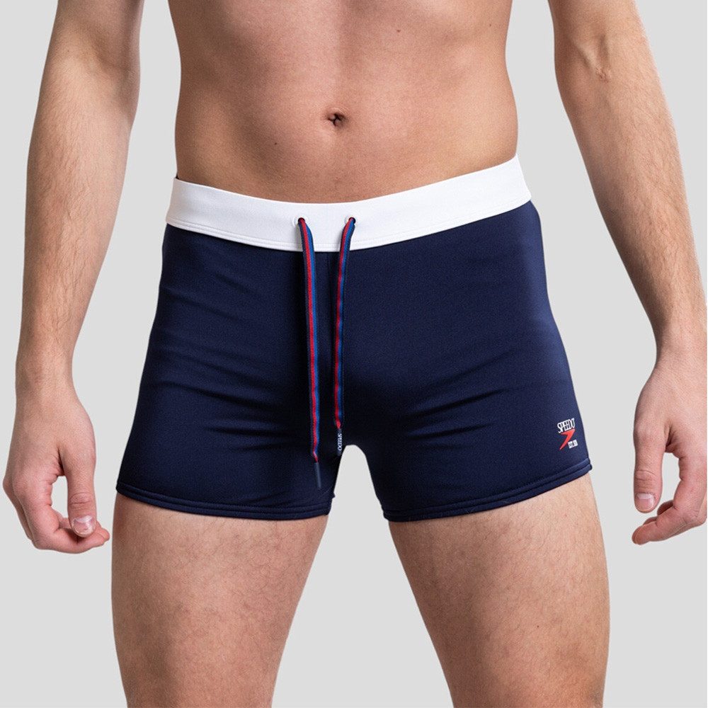 Speedo Badehose Speedo Herren Square Leg Badehose 8-00508101529 Navy