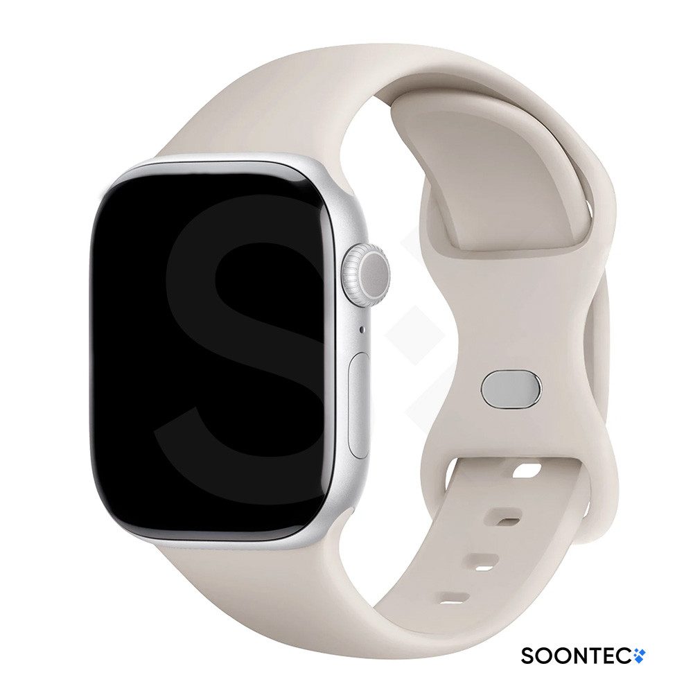 SOONTEC Smartwatch-Armband Silikon Sport Armband für Apple Watch, Ultra, Ultra 2, Ultra 3 und Series 1 bis 11