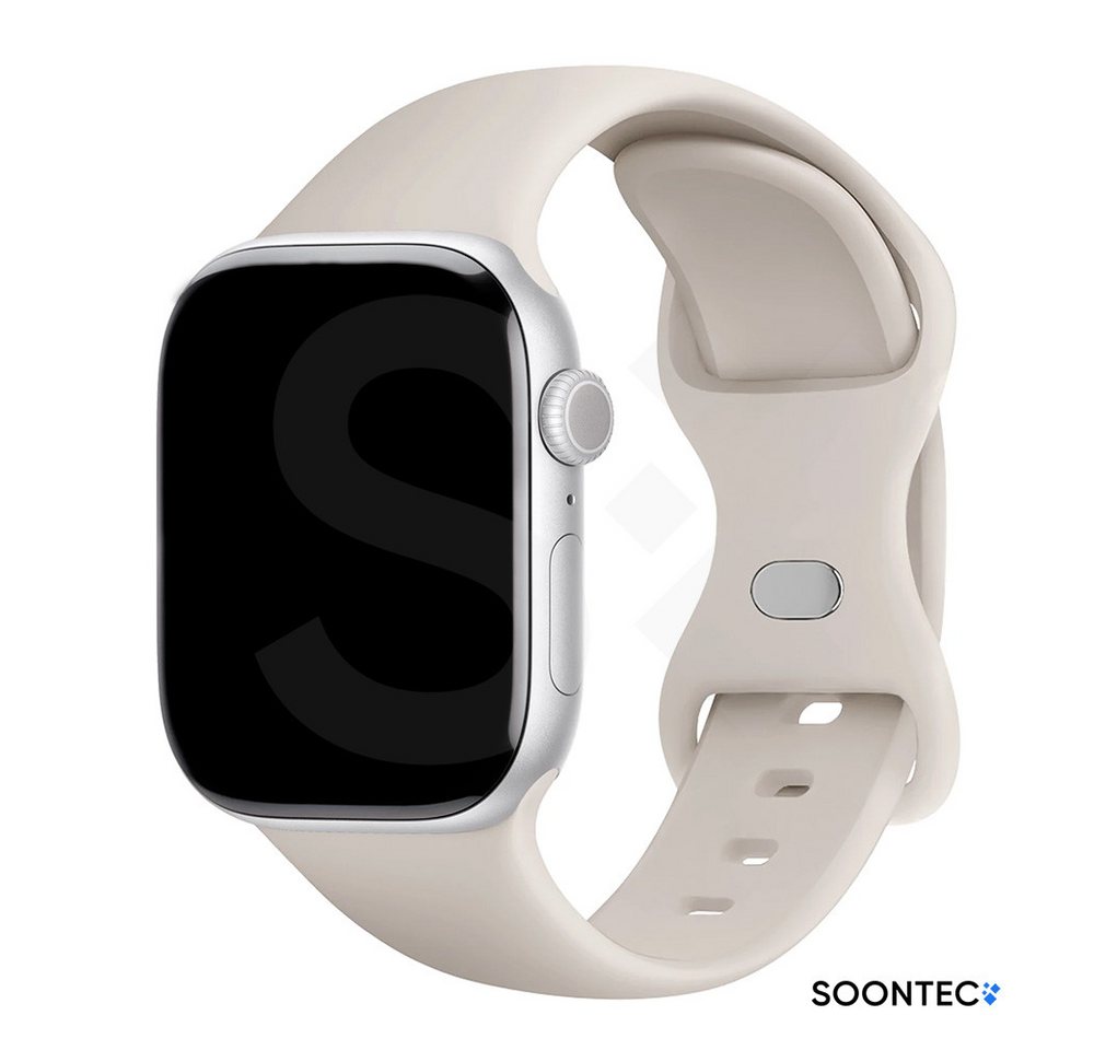 SOONTEC Smartwatch-Armband Silikon Sport Armband für Apple Watch, Ultra, Ultra 2, Ultra 3 und Series 1 bis 11