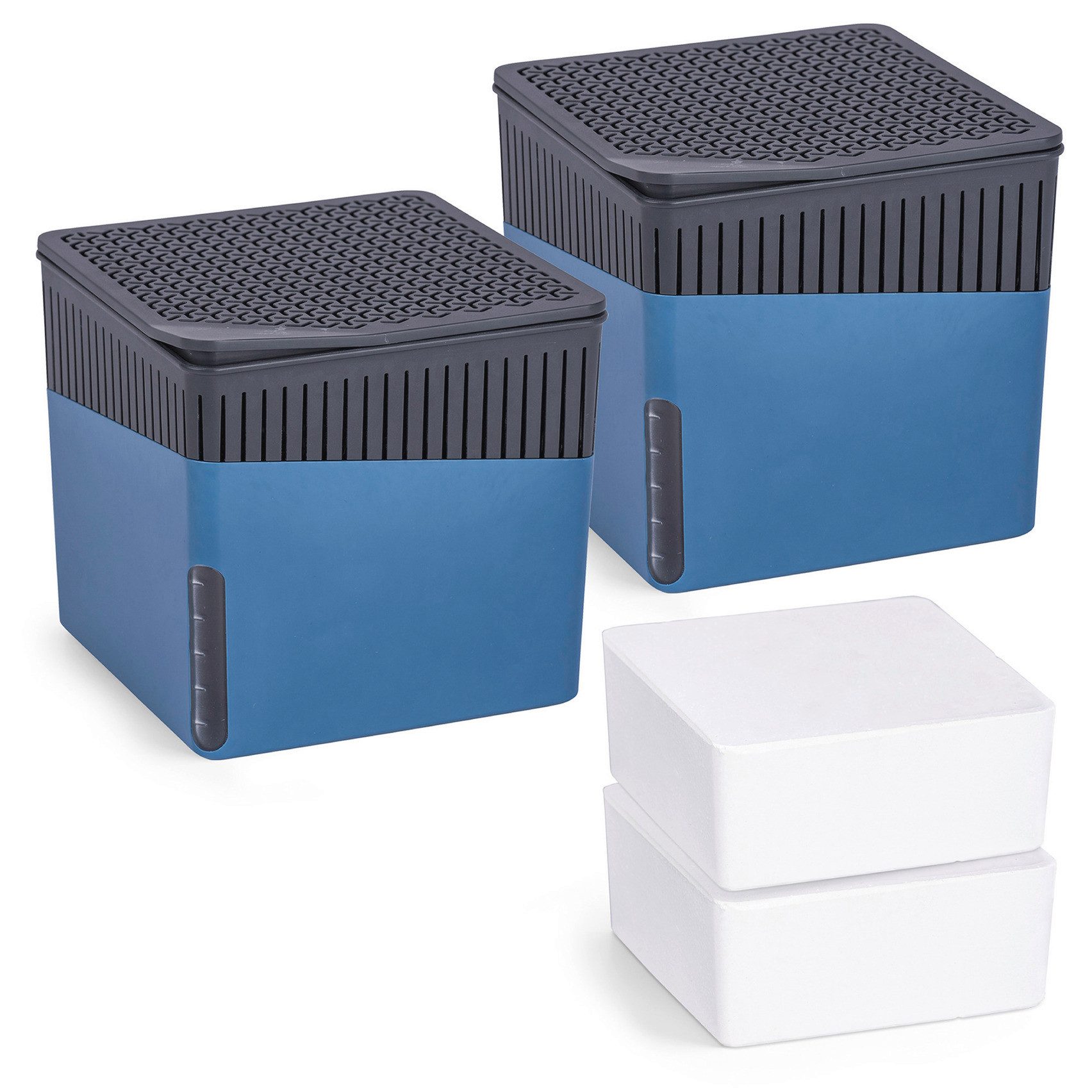 WENKO Luftentfeuchter Cube, für 80 m³ Räume, 2 x 1000g günstig online kaufen