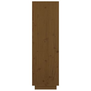 vidaXL Sideboard Highboard Honigbraun 74x35x117 cm Massivholz Kiefer (1 St)