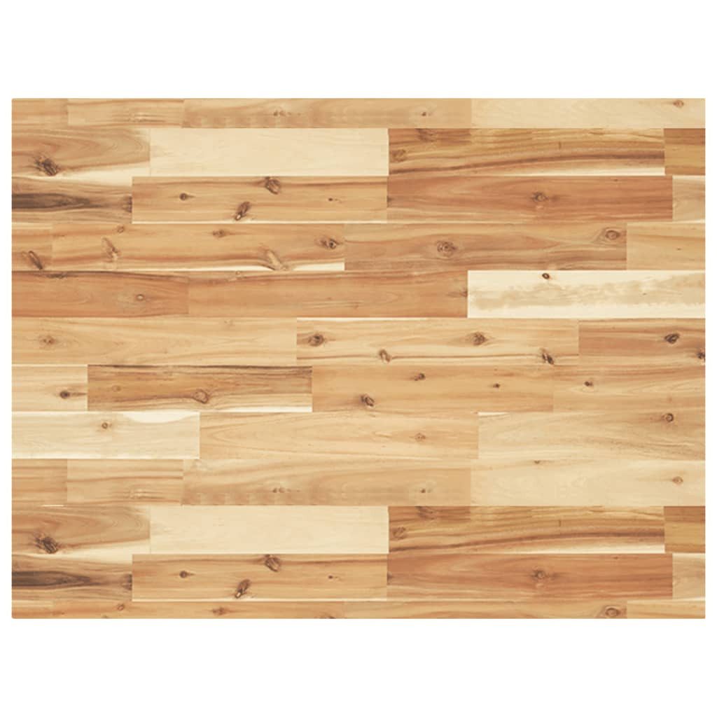 vidaXL Badezimmerspiegelschrank Waschtischplatte Ölbeschichtung 100x60x4 cm Massivholz (1-St)