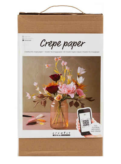 creativ company Kreativset 97089, Blumenstrauß, Bastelset Blumen - DIY Dekoration
