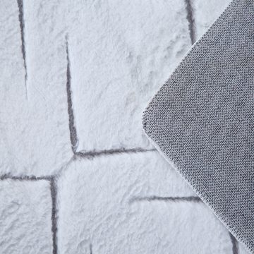 Hochflor-Teppich Skandinavisches Design, Carpettex, Läufer, Höhe: 15 mm, Teppich Wohnzimmer 3D Effekt Skandinavisches Design Felloptik