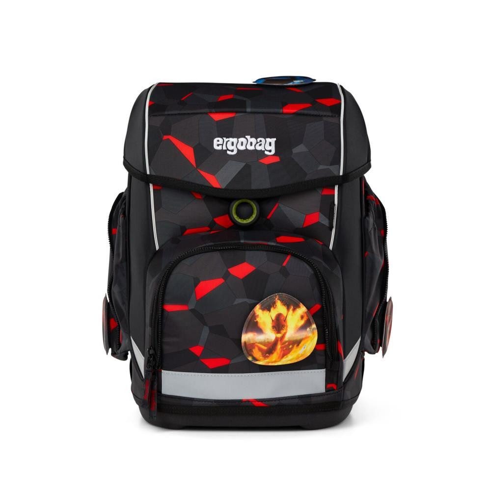 ergobag Schulranzen Cubo (5tlg., inkl. Sportbeutel, Federmäppchen, Schlampermäppchen und Kletties)