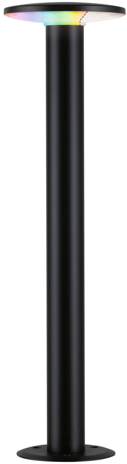Paulmann LED Pollerleuchte Outdoor 230V Poller Plate RGBW IP44, LED fest integriert, Tageslichtweiß, IP44 RGBW