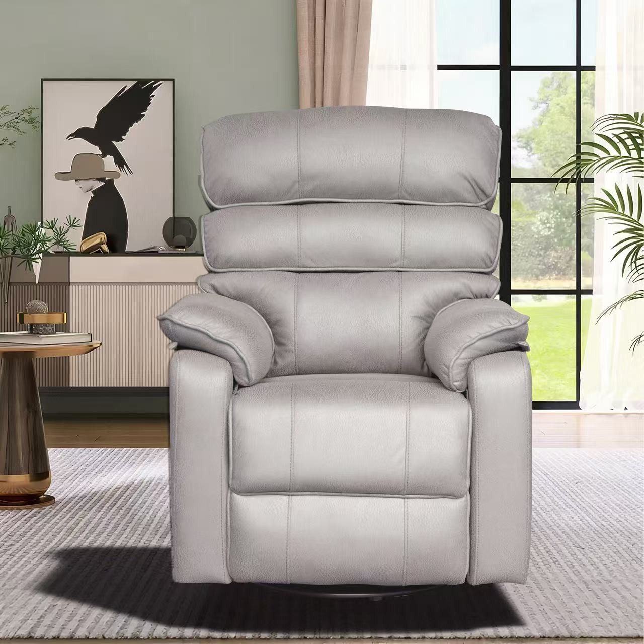 Happy Home TV-Sessel TV-Relaxsessel mit 360° Drehfunktion & verstellbarer Rückenlehne