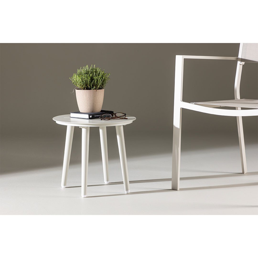 Venture Home Gartentisch Lina Couchtisch Ø40cm beige.