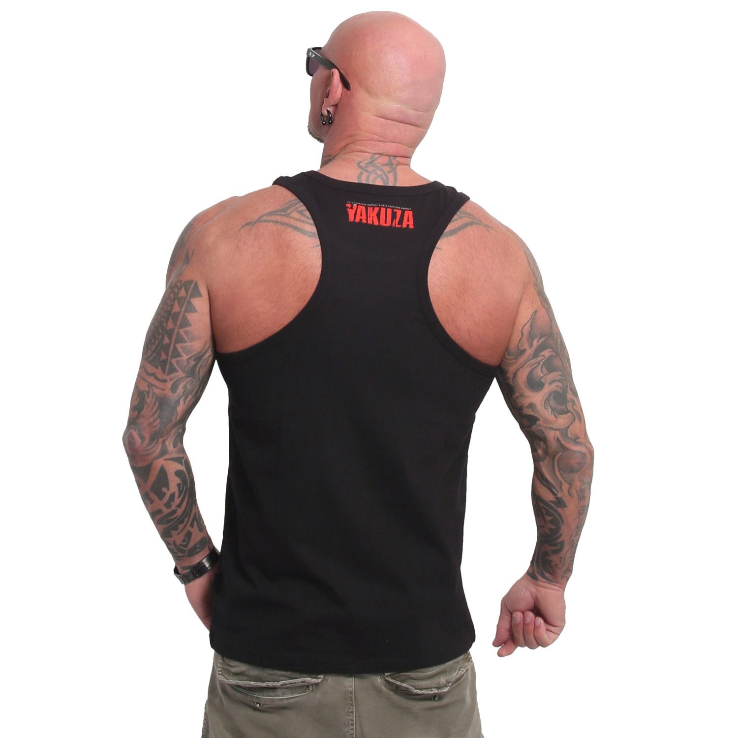 YAKUZA Muskelshirt Weird mit Ringerrücken günstig online kaufen