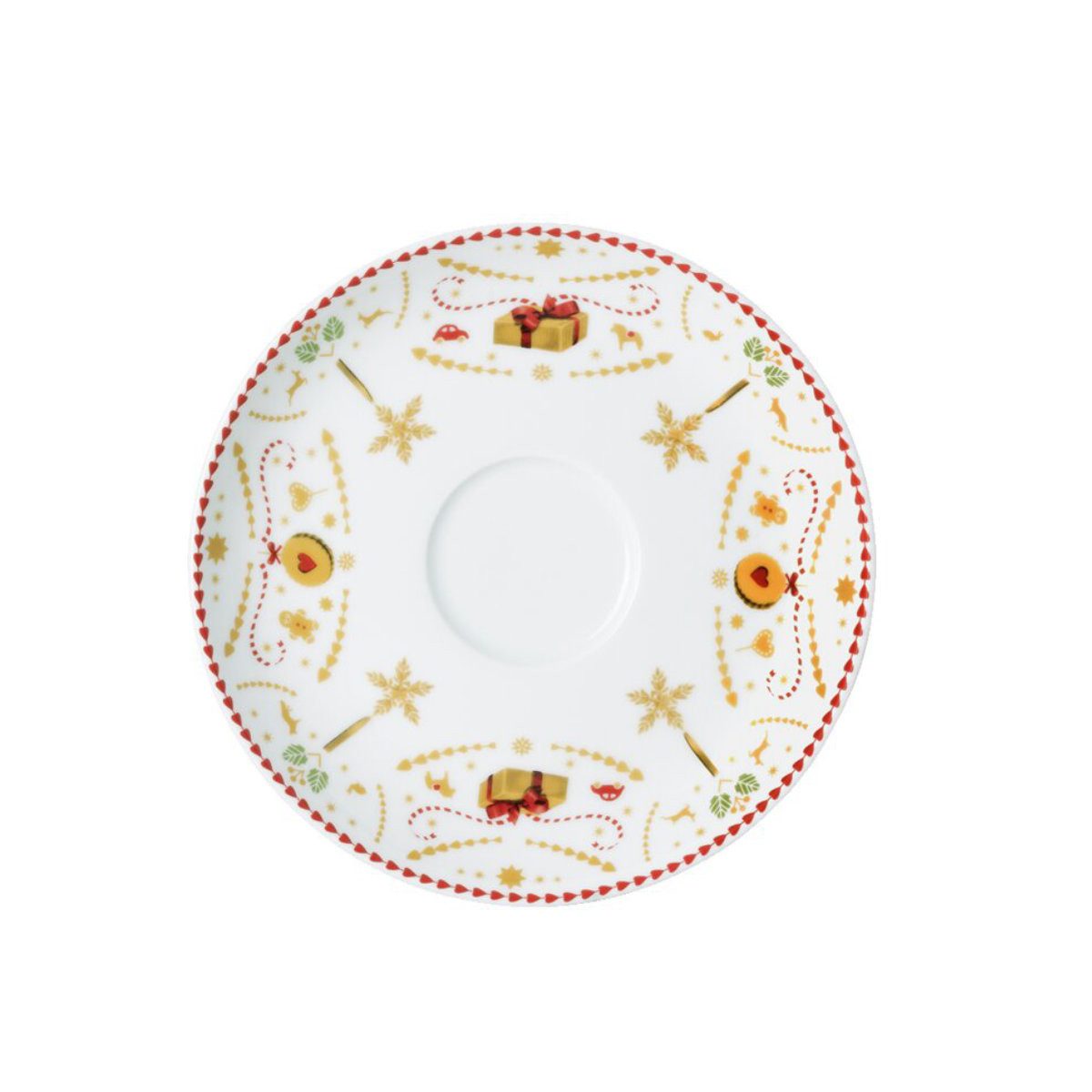 Hutschenreuther Untertasse Christmas Love Weihnachtsgeschirr, 16 cm