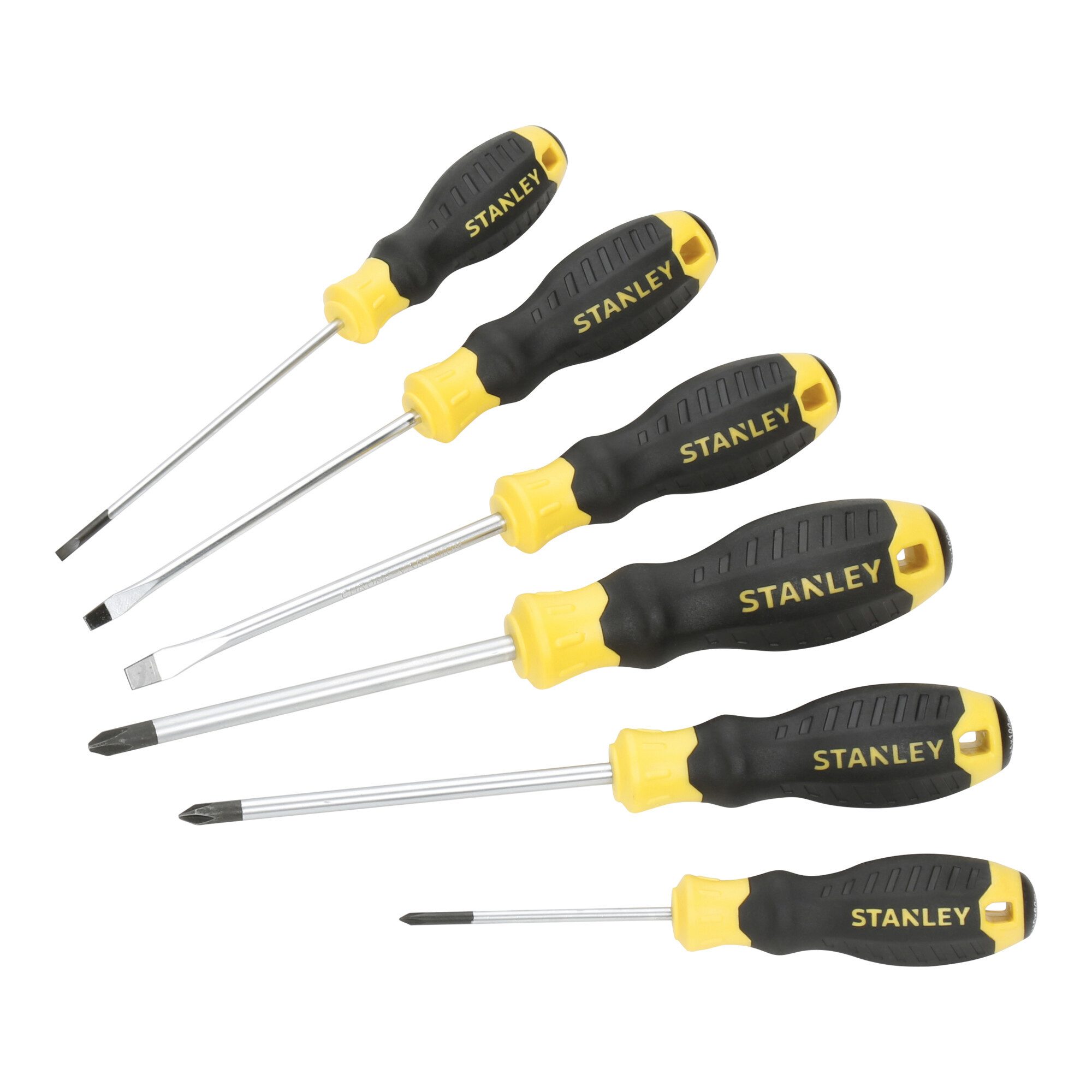 STANLEY Schraubendreher Stanley Schraubendreher-Set, 6-teilig