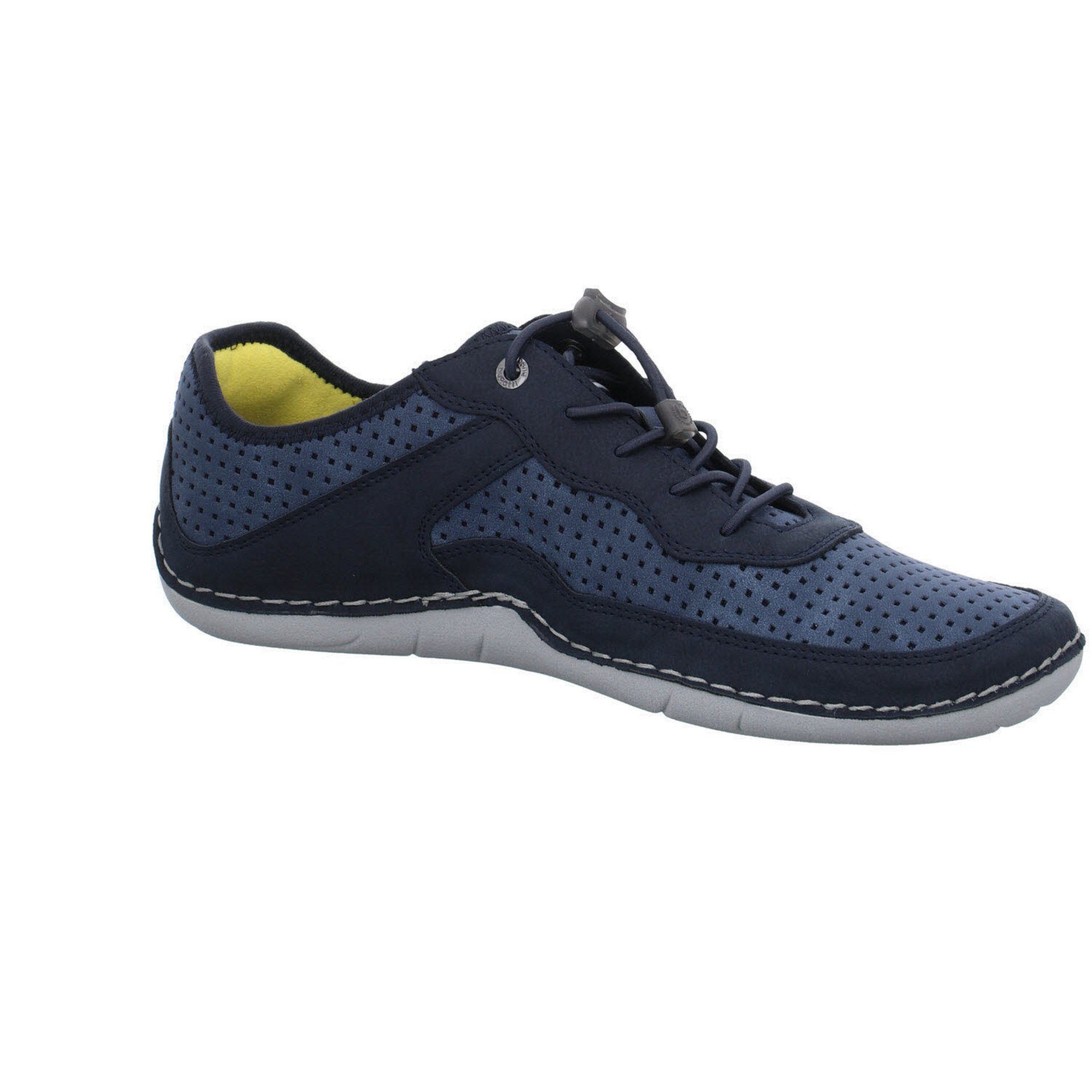 Synthetikkombination blue blue Schnürschuh Schuhe dark / bugatti Sneaker Stinger Herren Sneaker Slip-On